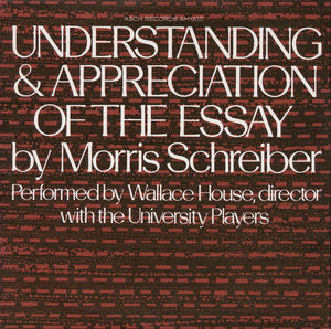 Understanding and Appreciation of the Essay