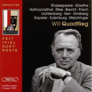 Der Schauspieler Im Spiegel Der Dichtung