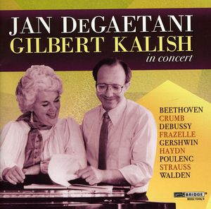 Jan Degaetani & Gilbert Kalish in Concert