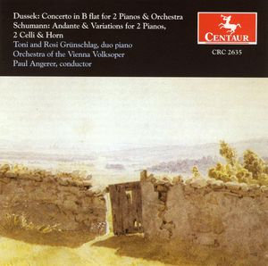 Concerto for 2 Pianos & Orch / Andante & Variation