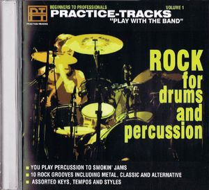 CD Practice Tracks: Rock for Drums & Percussion