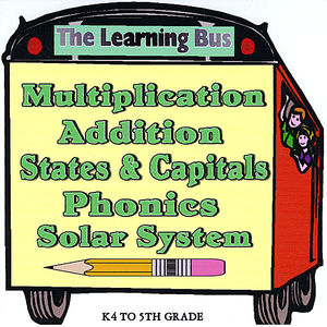 Multiplication, Addition, Phonics, States And Capitals, The SolarSystem