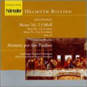 Mass 3 in F minor / Motetto Per San Paolino
