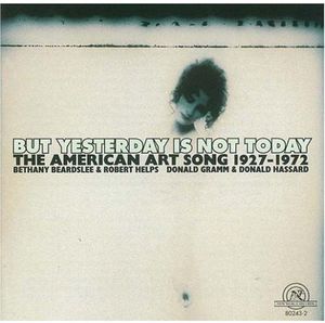 But Yesterday Is Not Today: American 1927-72 / Various