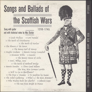 Songs and Ballads of the Scottish Wars, 1290-1745