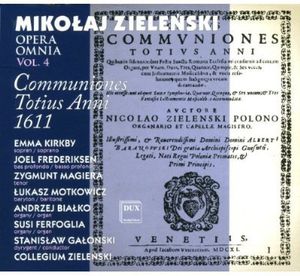 Polish Early Music: Zielenski Opera Omnia 4