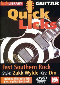 Quick Licks: Zakk Wylde Fast Southern Rock - Key: Dm