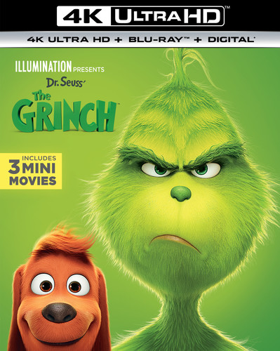 Universal Studios - The Grinch (4K Blu-ray (With Blu-Ray, 4K Mastering, 2 Pack, Digital Copy))