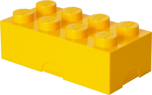 LEGO LUNCH BOX 8 BRIGHT YELLOW|alliance entertainment