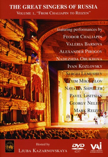 Great Singers of Russia 1 Chalapin to Reizen