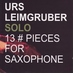 Solo-13 Pieces for Saxophone