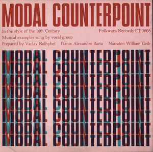 Modal Counterpoint in the Style of the 16th
