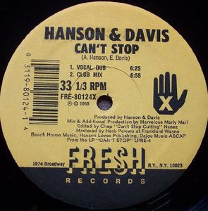 Can't Stop (hungry For Your Love)