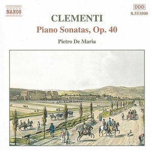 Pno Sonatas Op 40: Sta in G Major Op 40 #1