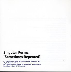 Singular Forms [Sometimes Repeated]
