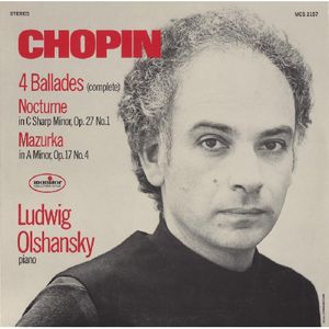 Chopin: 4 Ballades; Nocturne, Op. 27 No. 1