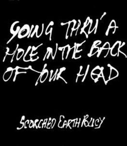 Going Thru' A Hole In The Back Of Your Head