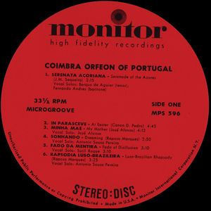 Coimbra Orfeon of Portugal