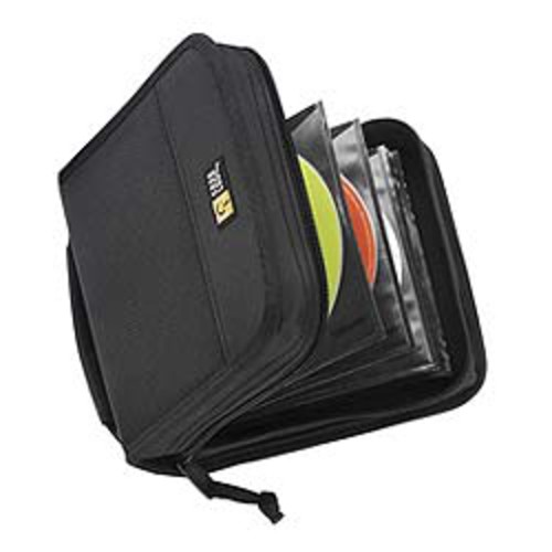 CASE LOGIC CDW32 CD WALLET 32 DISCS NYLON BLACK