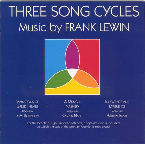 3 Song Cycles By Frank Lewin