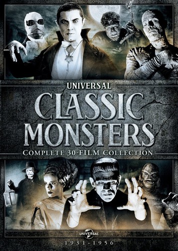 Universal Studios - Universal Classic Monsters: Complete 30-Film Collection (DVD (Oversize Item Split, with Book, Boxed Set, Snap Case, with Movie Cash))