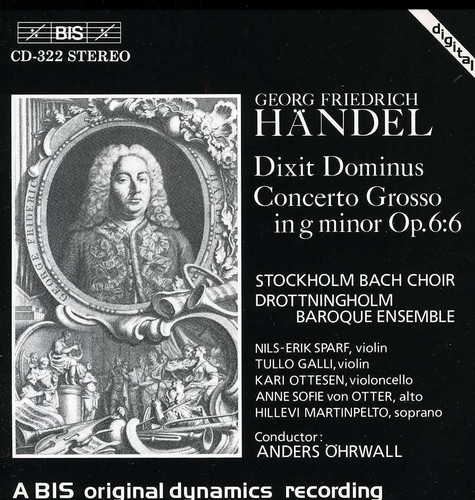 Dixit Dominus /  Concerto Grosso in G