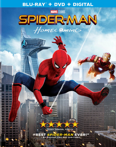 Tom Holland - Spider-Man: Homecoming (Blu-ray (With DVD, Ultraviolet Digital Copy, Dubbed, 2 Pack, Widescreen))