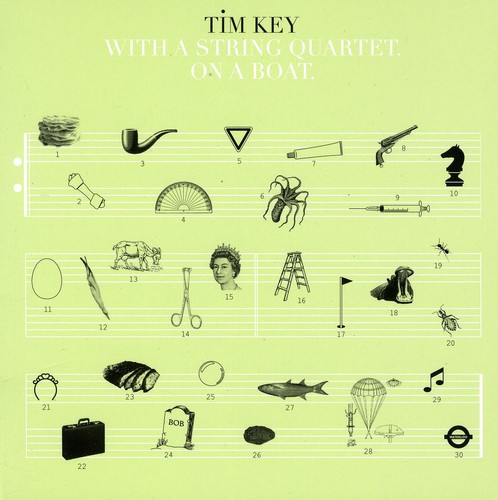 Tim Key. With a String Quartet. On a Boat.|Tim Key