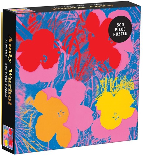 ANDY WARHOL FLOWERS 500 PIECE PUZZLE