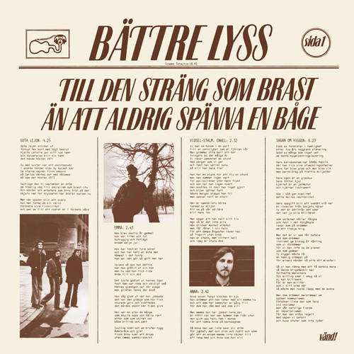 Till Den Strang Som Brast an Att Aldrig Spanna En|Battre Lyss