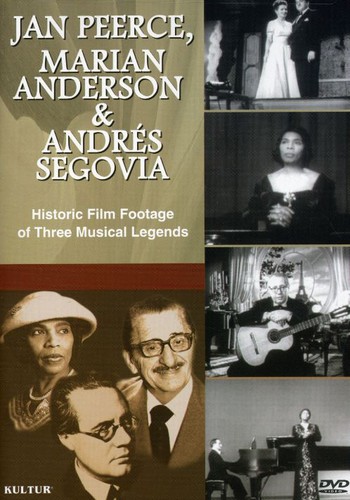 Jan Peerce, Marian Anderson and Andrés Segovia