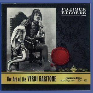 Art of the Verdi Baritone / Various