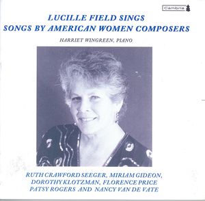Songs By American Women Composers / Various