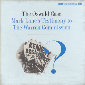 Oswald Case: Mark Lane's Testimony