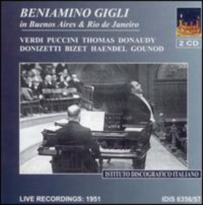 Gigli Live in Buenos Aires & Rio de Janeiro