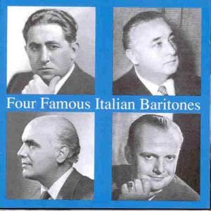 4 Famous Italian Baritones / Various
