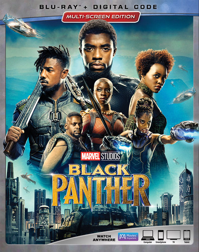 Chadwick Boseman - Black Panther (Blu-ray (Digital Copy, Dubbed, AC-3, Dolby, Digital Theater System))