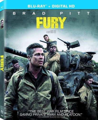Brad Pitt - Fury (Blu-ray (Ultraviolet Digital Copy, Dubbed, Digital Theater System, Dolby))