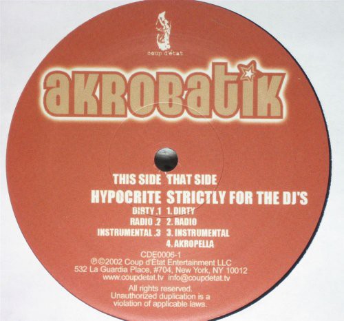Hypocrite /  Strictly for the DJ's