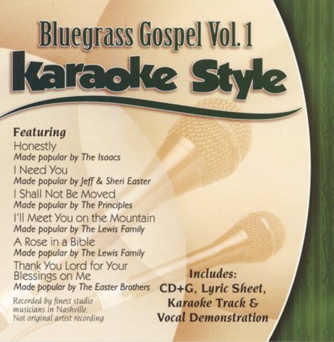 Karaoke Style: Bluegrass Gospel, Vol. 1