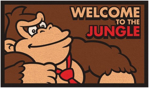 DONKEY KONG WELCOME TO THE JUNGLE DOORMAT|alliance entertainment