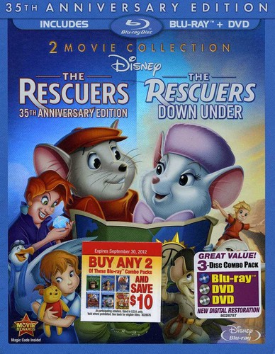 Bob Newhart - The Rescuers 2-Movie Collection (Blu-ray (With DVD, Anniversary Edition, Widescreen))