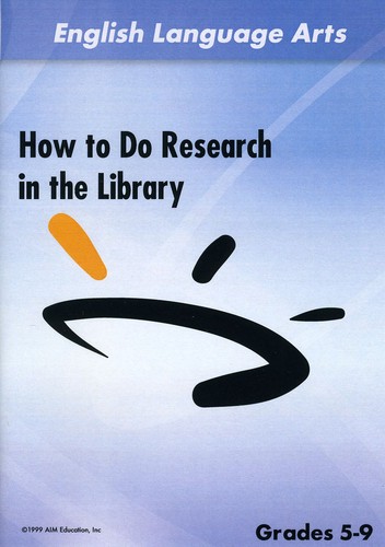 How to Do Research in the Library