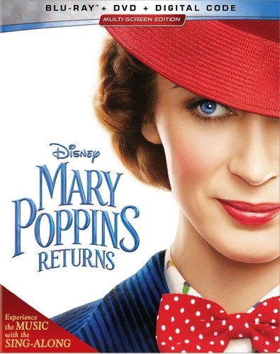 Emily Blunt - Mary Poppins Returns (Blu-ray (With DVD, 2 Pack, Digital Copy, Dubbed, Dolby))