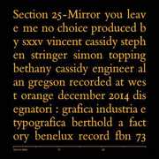 Mirror , Section 25