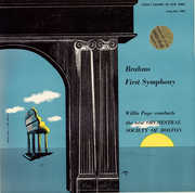Brahms First Symphony , New Orchestral Society of Boston