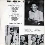 Footnotes to Jazz, Vol. 3: Jazz Rehearsal, I , Mary Lou Williams