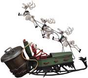 Nightmare Before Christmas Jack In Sleigh Dlx PVC Set