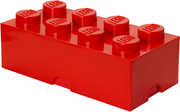 LEGO Storage Brick With 8 Knobs, Bright Red 
