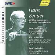 Symphony 1 D Major /  Variations for Orchestra Op30 , Hans Zender